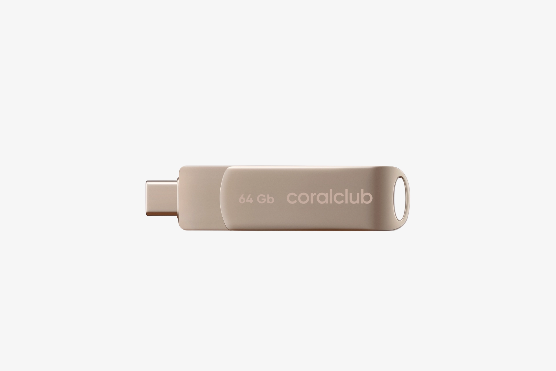 Флеш-накопитель CORALCLUB USB+Type-С